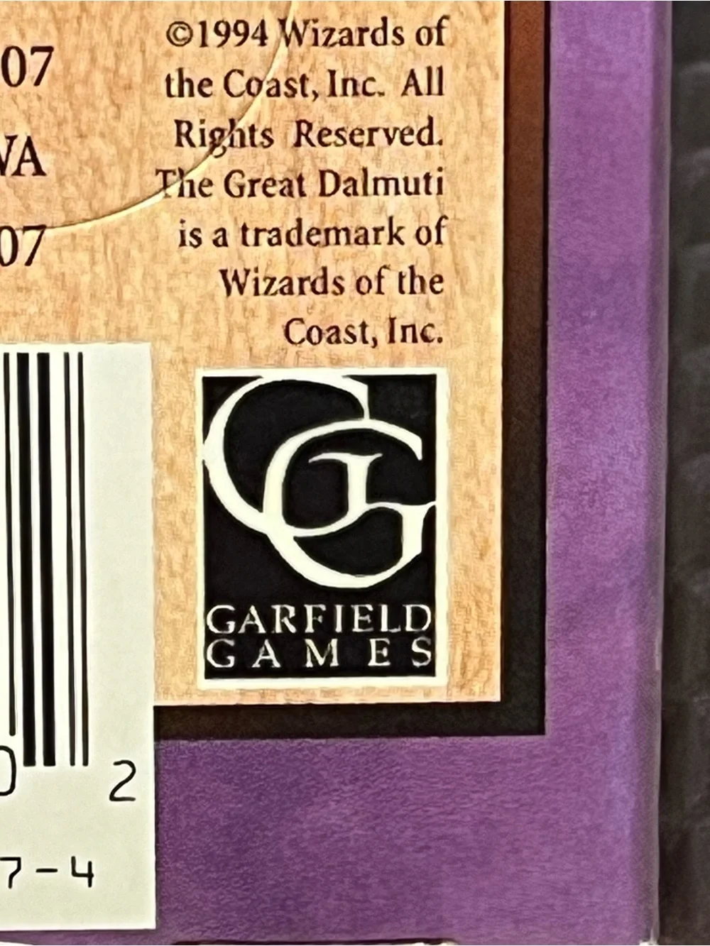 Vintage The Great Dalmuti Card Game (1st Edition, 1994 – Wizards of the Coast
